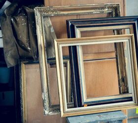 You're going to LOVE the reason she put an old picture frame in her garden