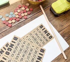 These vintage Bingo crafts were definitely NOT on our Bingo card this year...