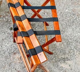 If you happen to have one of these luggage racks lying around, you NEED to check this out