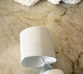 Cut empty toilet paper tubes for super-cozy fall decor