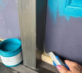 from eggplant purple to ocean blue our front door makeover