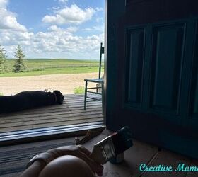 from eggplant purple to ocean blue our front door makeover