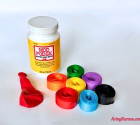 Here's how to use colorful ribbons for one-of-a-kind decorative storage