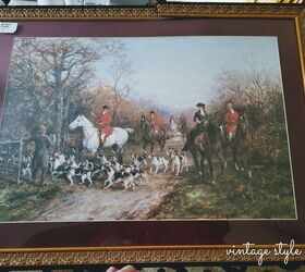 Flip an old painting over for a really cool makeover