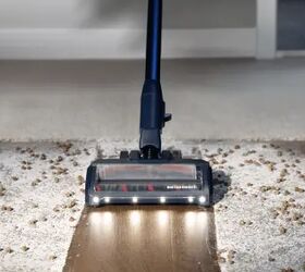 The two brush rolls that pick up what your old vacuum always left behind