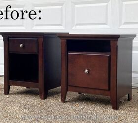 The soft and elegant Pottery Barn finish we didn't know these nightstands needed
