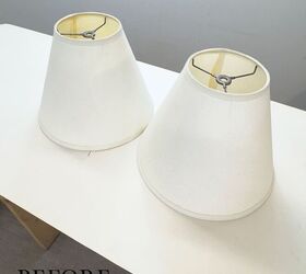 The no-sew way to make plain lampshades look super high-end