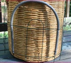 She puts foam noodles around her garden fence for this totally unexpected upgrade