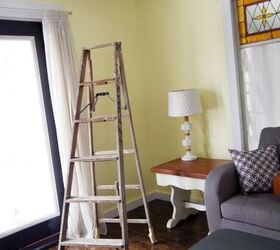 Watch how this old ladder becomes really pretty storage