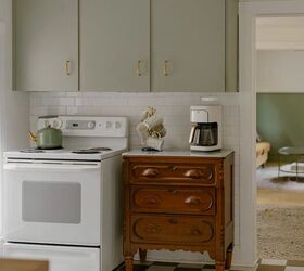 How I Modified a Vintage Dresser Into a Functional Kitchen Cabinet  -
