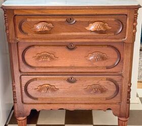 how i modified a vintage dresser into a functional kitchen cabinet , Vintage Dresser into Kitchen Storage