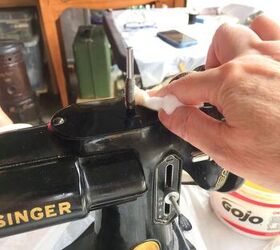 Instead of restoring this classic sewing machine, she turned it into something we seriously can't stop talking about