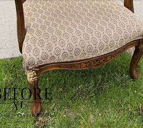 She gave this vintage chair a modern update we were NOT expecting