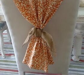 No Sew Dining Room Chair Makeover!