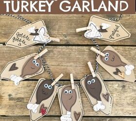 Easy Thanksgiving Paper Garland Craft With Free Printable Pattern