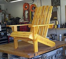 just a few things that i have made in my tiny shop, diy, doors, painted furniture, woodworking projects, Adirondacks chair
