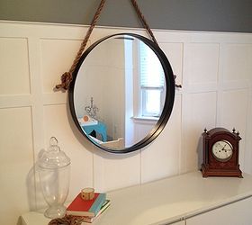 diy restoration hardware knock off iron rope mirror, diy, home decor, how to
