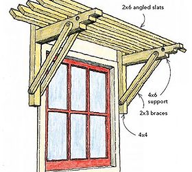 window trellis, diy, windows, woodworking projects