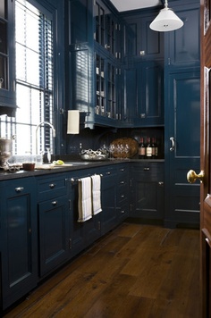 the blue gals on friday, home decor, A dream kitchen in Navy