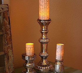 1 minute flameless candle pillars, crafts, repurposing upcycling