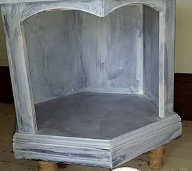 pinterest inspired dog bed, chalk paint, painted furniture, pets animals, repurposing upcycling, I wanted to use my chalk paint recipe which is 4 parts paint to 1 part spackling I wasn t sure it would adhere properly because of the wood veneer so I used primer first Then I used stain on the feet