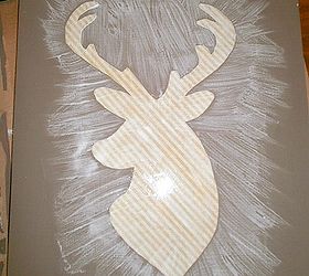 easy diy deer silhouette, christmas decorations, crafts, seasonal holiday decor, woodworking projects, Easy DIY Deer Silhouette