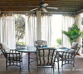 outdoor curtains inexpensive outdoor curtains curtain rods out of plumbing pieces, home decor, repurposing upcycling
