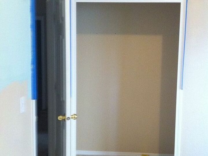 q small nursery open up the closet we were looking for creative and practical ways to, closet, electrical, home decor, Before picture