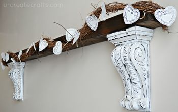 DIY Doily and Twine Banner {for Valentine Mantel}