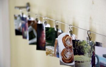 Ikea Hack: De alambre de cortina a expositor de fotos