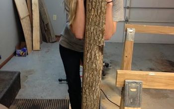 Prepping a Live Edge Mantle for Installation