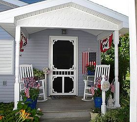 my all american front porch northern michigan, curb appeal, gardening, Another view