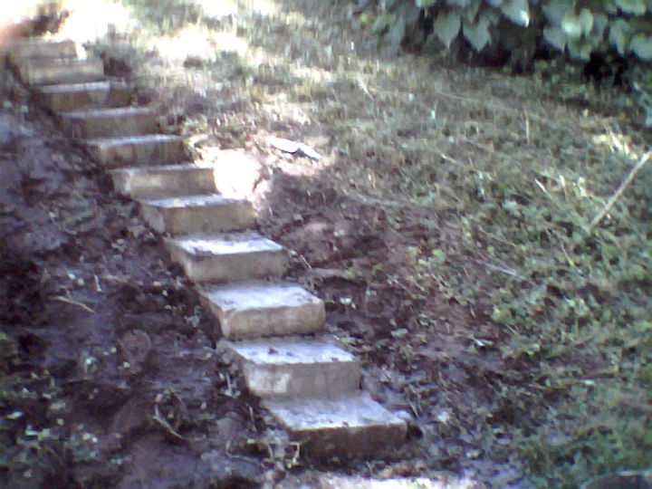 We Made Steps From Decorative Concrete Blocks Hometalk