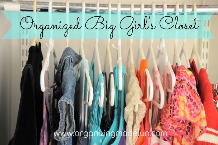 how to get an organized kids closet, closet, organizing