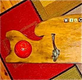 dyi hooked on hooks, repurposing upcycling, I also have a thing for repurposing game pieces and vintage croquet sets