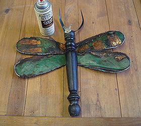 Dragonfly tutorial using re-purposed materials