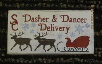Hand-painted Christmas Decorations: Signs