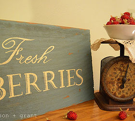 inspired by miss mustard seed s fresh berries sign, crafts, home decor