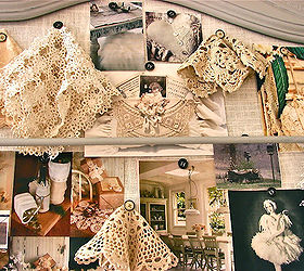 inspiration board from an old bureau mirror frame, home decor, repurposing upcycling, I can fill this with whatever is inspiring me at the moment and change it whenever the mood strikes