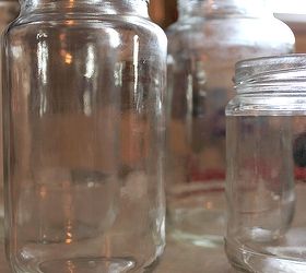 the no sweat chemical free way to remove labels and glue residue from your jars, crafts, Clean and shiny jars Ready to be used for crafting and storage