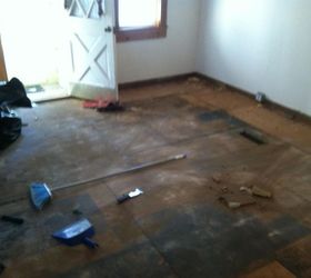 before, flooring