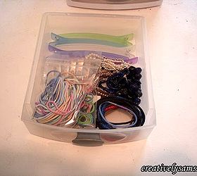 makeup storage, cleaning tips, storage ideas, A drawer for elastic bands clips