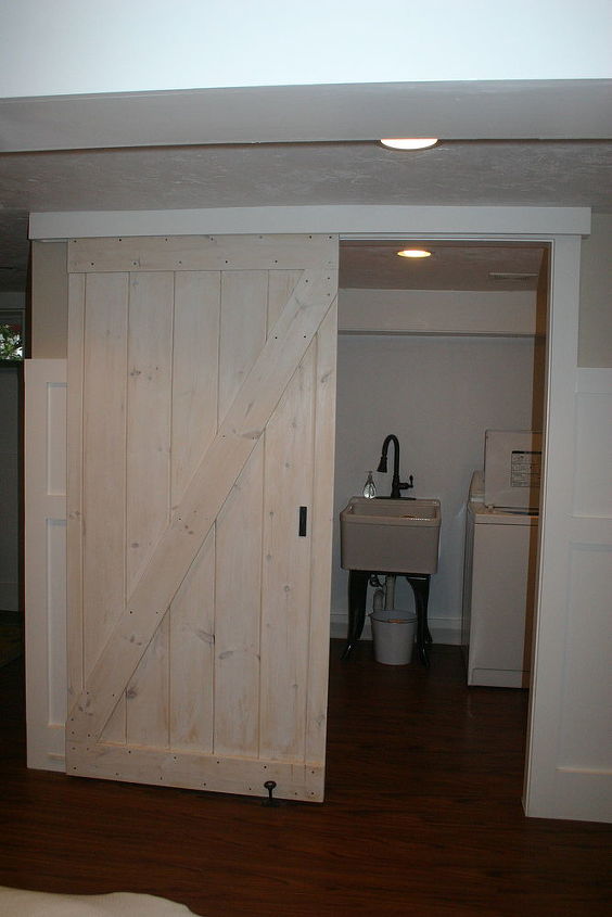 barn door using a closet track