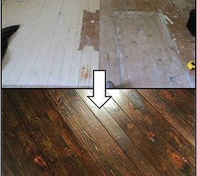 doing the refinishing pine floors dance, flooring, home maintenance repairs, how to, The great before after