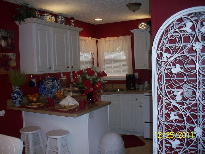 my red kitchen, home decor, kitchen design