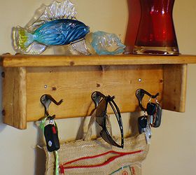 cheap quick and easy coat rack, diy, woodworking projects
