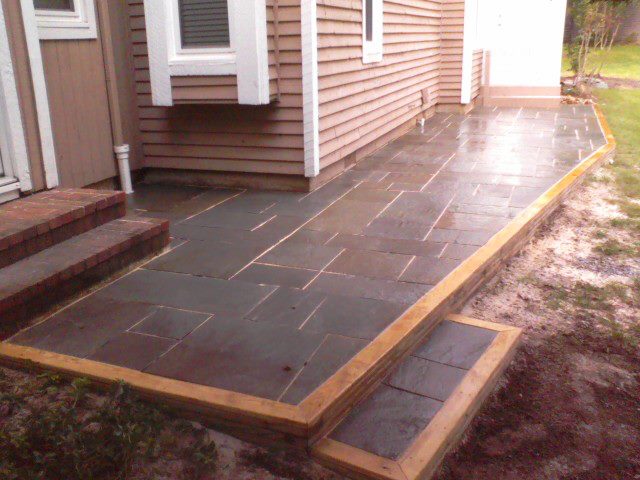 a little job i did recently, concrete masonry, A little job I did recently