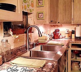 installing a farmhouse sink, diy, how to, kitchen design, plumbing, Our new apron front stainless steel farmhouse sink