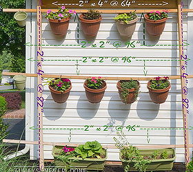 vertical garden o pots, diy, flowers, gardening, how to
