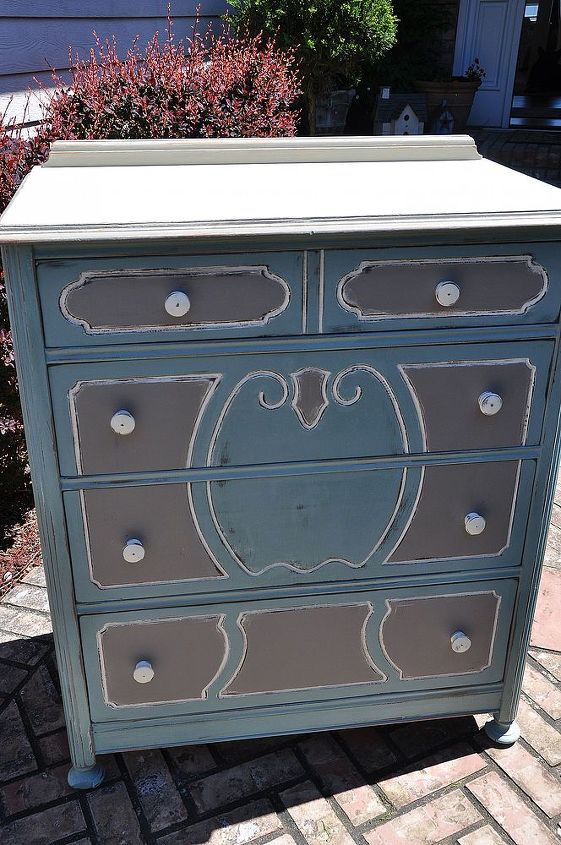 quirky to quaint little dresser, chalk paint, painted furniture, Isn t she a charmer